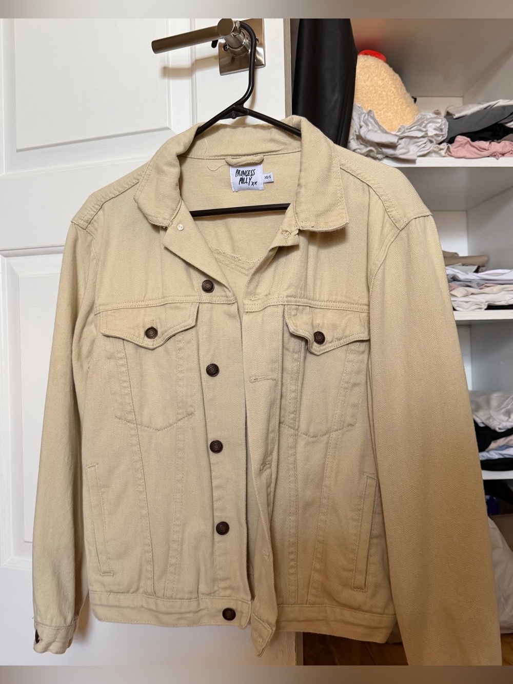 Princess polly beige denim jacket
